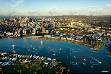 Early Morning Light at Bulimba QLD Aerial Photography