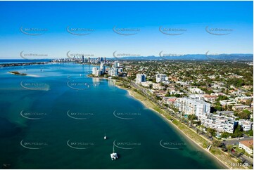 Marine Parade Biggera Waters Gold Coast QLD Aerial Photography