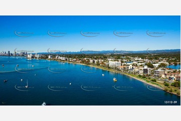 Marine Parade Biggera Waters Gold Coast QLD Aerial Photography