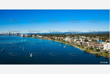 Marine Parade Biggera Waters Gold Coast QLD Aerial Photography