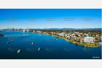 Marine Parade Biggera Waters Gold Coast QLD Aerial Photography