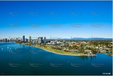 Broadwater Tourist Park Gold Coast QLD Aerial Photography