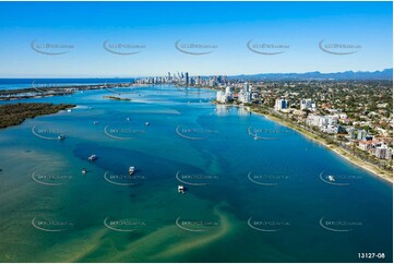 The Gold Coast Broadwater QLD Aerial Photography