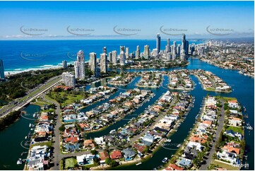 Paradise Waters - Surfers Paradise Aerial Photography