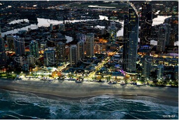 Surfers Paradise At Last Light QLD Aerial Photography