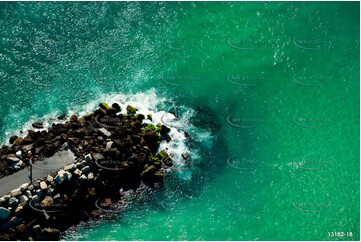 Tweed River Sea Wall NSW Aerial Photography