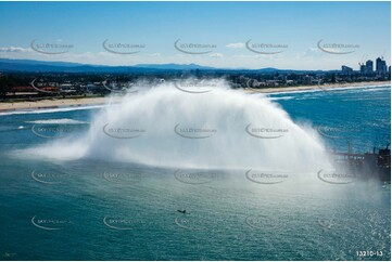 Balder R Rainbowing Sand at Miami Gold Coast QLD Aerial Photography