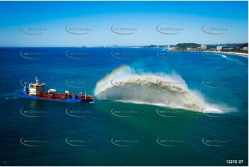 Balder R Rainbowing Sand at Miami Gold Coast QLD Aerial Photography