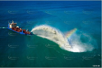 Balder R Rainbowing Sand at Miami Gold Coast QLD Aerial Photography