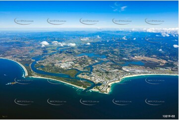 Coolangatta captured from 9000ft QLD Aerial Photography