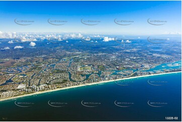 Surfers Paradise captured from around 7500ft QLD Aerial Photography