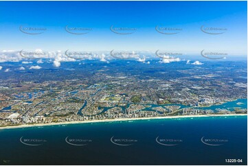 Surfers Paradise captured from around 7500ft QLD Aerial Photography