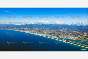 Surfers Paradise captured from around 5500ft QLD Aerial Photography