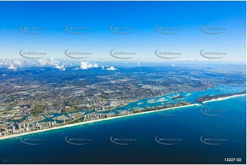 Main Beach captured from around 6900ft QLD Aerial Photography