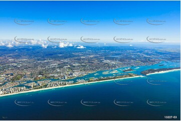 Main Beach captured from around 6900ft QLD Aerial Photography