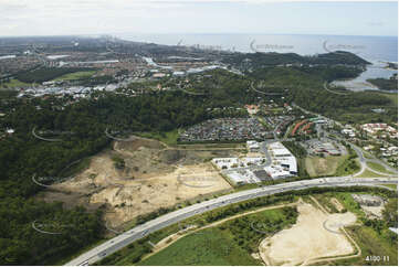 Industrial Land Burleigh Heads West QLD Aerial Photography