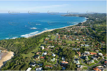 Aerial Photo Sapphire Beach NSW Aerial Photography