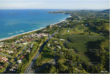 Aerial Photo Sapphire Beach NSW Aerial Photography