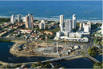 Gold Coast Convention Centre Under Construction QLD Aerial Photography