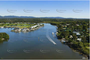 Low Level over the Coomera River 2003 QLD Aerial Photography