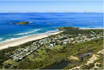 Aerial Photo Fingal Head NSW Aerial Photography