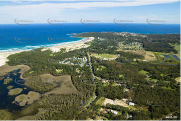 Aerial Photo One Mile Beach NSW Aerial Photography