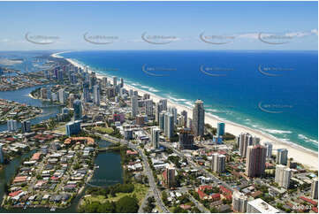 Surfers Paradise Gold Coast - Circa 2003 QLD Aerial Photography