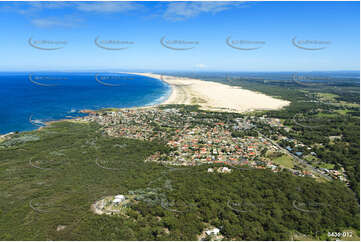 Aerial Photo Anna Bay NSW Aerial Photography