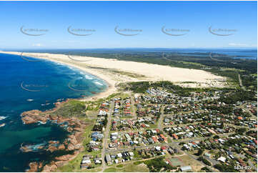 Aerial Photo Anna Bay NSW Aerial Photography