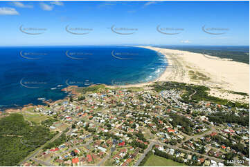 Aerial Photo Anna Bay NSW Aerial Photography