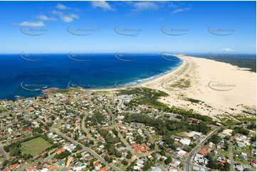 Aerial Photo Anna Bay NSW Aerial Photography