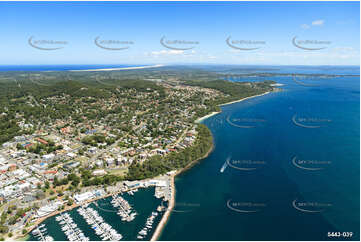 Aerial Photo Nelson Bay NSW Aerial Photography