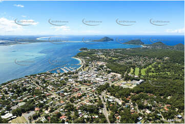 Aerial Photo Nelson Bay NSW Aerial Photography