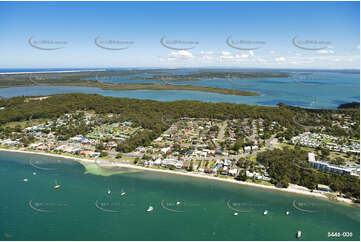 Aerial Photo Soldiers Point NSW Aerial Photography