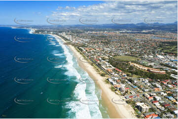 Aerial Photo Mermaid Beach QLD Aerial Photography