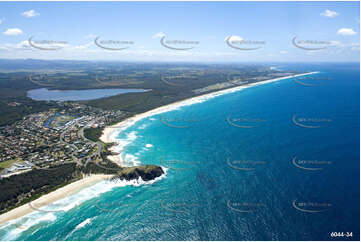 Aerial Photo Cabarita Beach / Bogangar NSW Aerial Photography