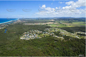 Aerial Photo Pottsville NSW Aerial Photography