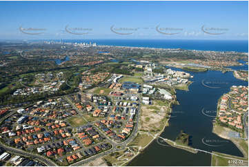 Aerial Photo Varsity Lakes QLD Aerial Photography