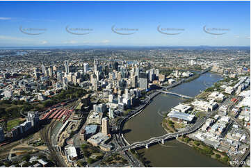 Aerial Photo Brisbane CBD QLD Aerial Photography