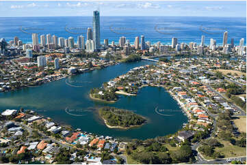 Aerial Photo Isle of Capri QLD Aerial Photography