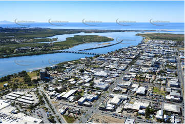 Aerial Photo Mackay CBD QLD Aerial Photography