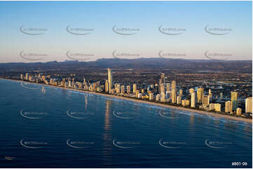 Aerial Photo Surfers Paradise At Dawn QLD Aerial Photography