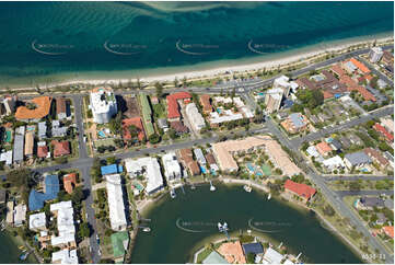 Aerial Photo Biggera Waters QLD Aerial Photography