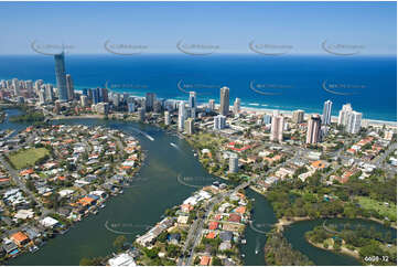 Aerial Photo Broadbeach Waters QLD Aerial Photography