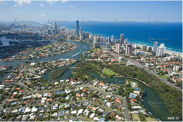 Aerial Photo Broadbeach Waters QLD Aerial Photography