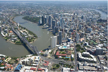 Aerial Photo Brisbane CBD QLD Aerial Photography