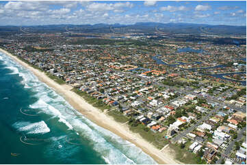 Aerial Photo Mermaid Beach QLD Aerial Photography