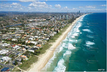 Aerial Photo Mermaid Beach QLD Aerial Photography