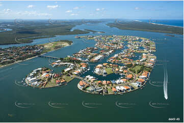 Aerial Photo Sovereign Island QLD Aerial Photography