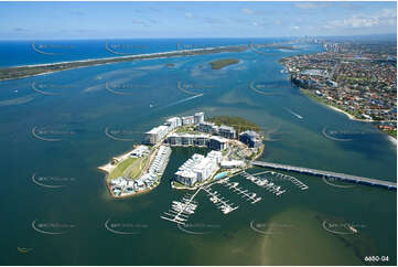 Aerial Photo Ephraim Island Paradise Point QLD Aerial Photography